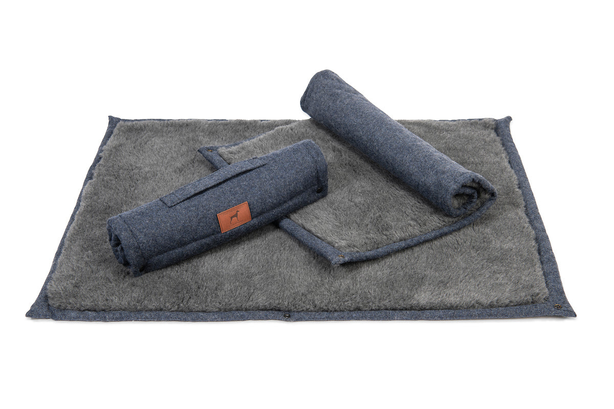 Cobalt Blue Bespoke Dog Roll Mat