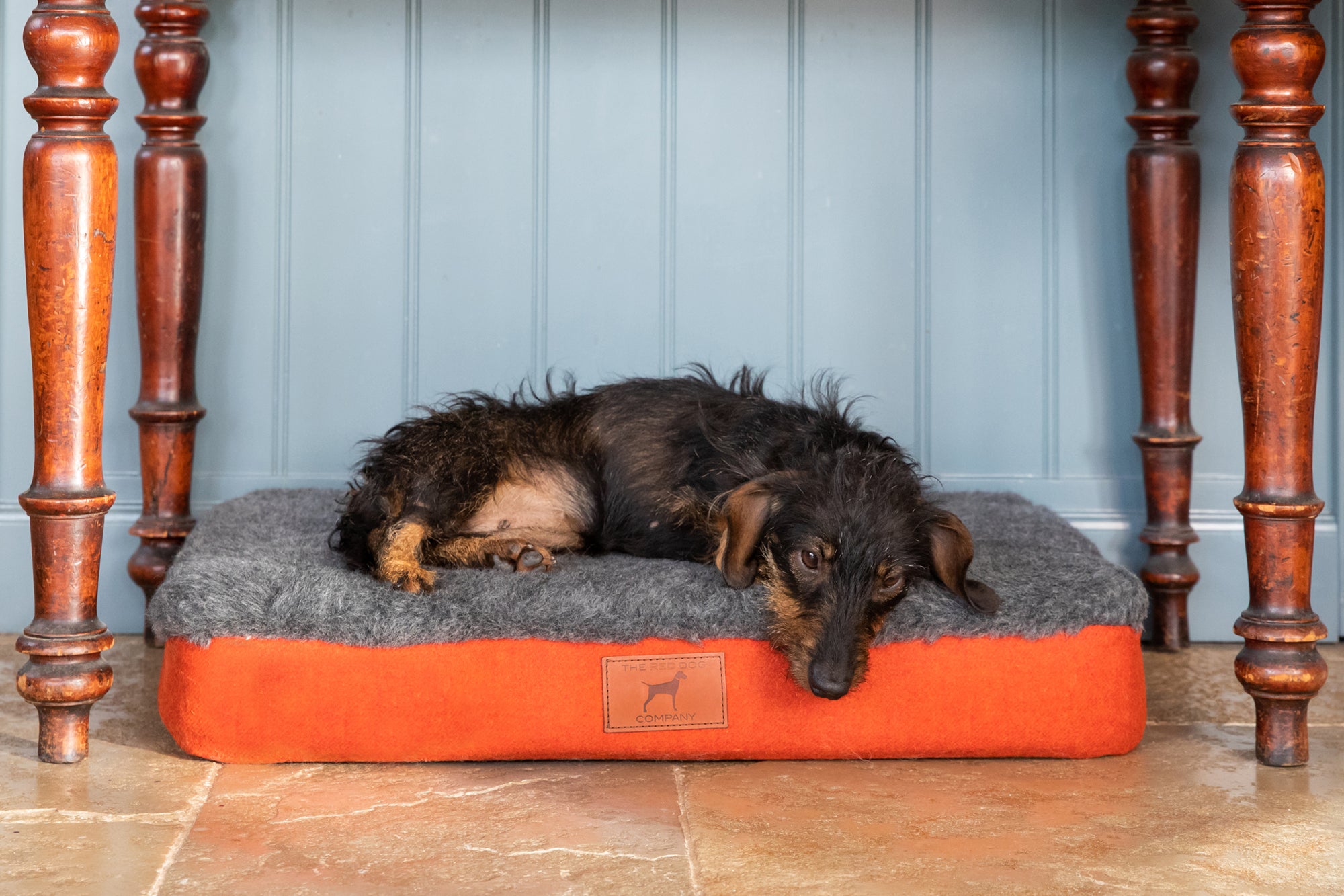 Fire Orange Bespoke Dog Mat