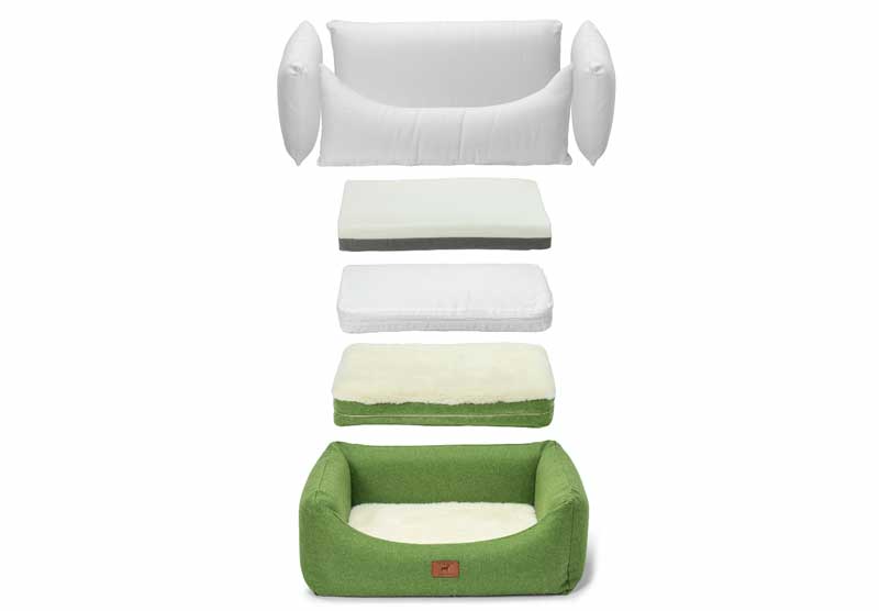 Apple Green Classic Dog Bed
