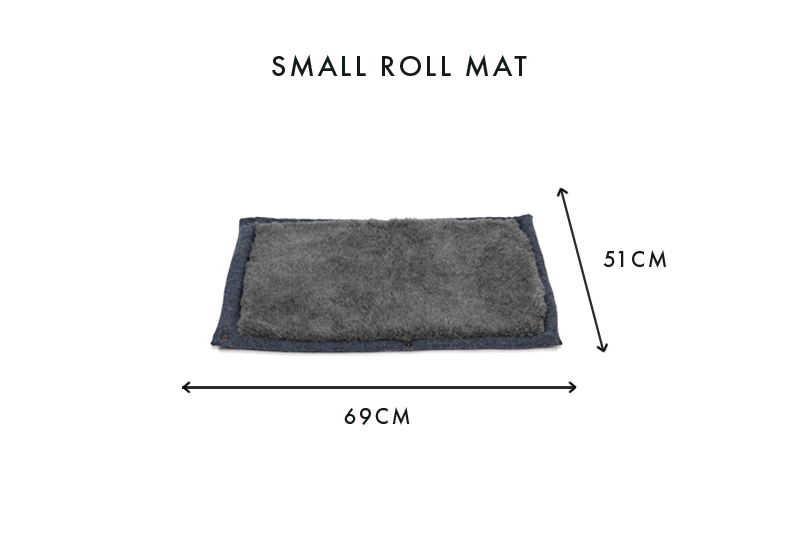 Cobalt Blue Dog Roll Mat
