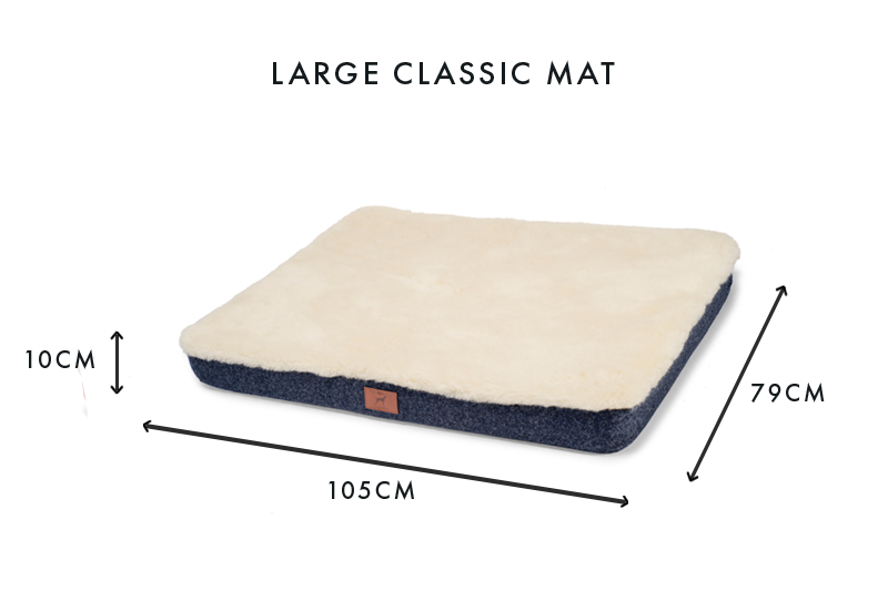 Cobalt Blue Dog Mat