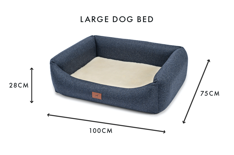 Cobalt Blue Classic Dog Bed