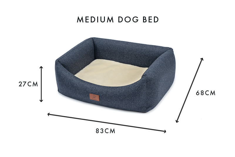 Cobalt Blue Classic Dog Bed