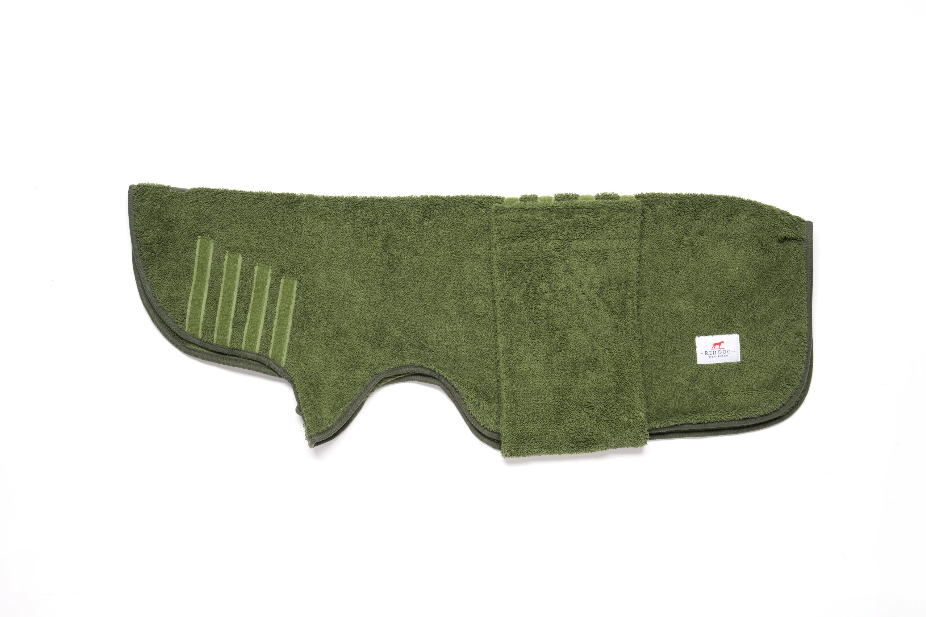 Dog Drying Coat - Olive Green