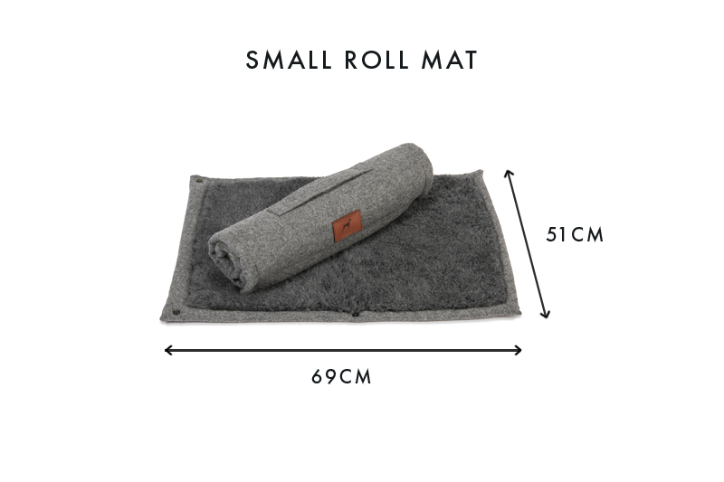 Slate Grey Dog Roll Mat