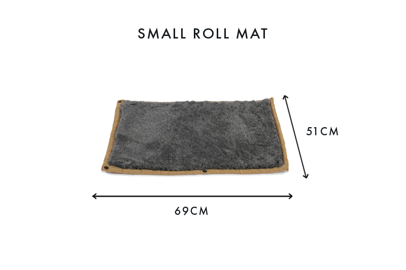 Tweed Dog Roll Mat