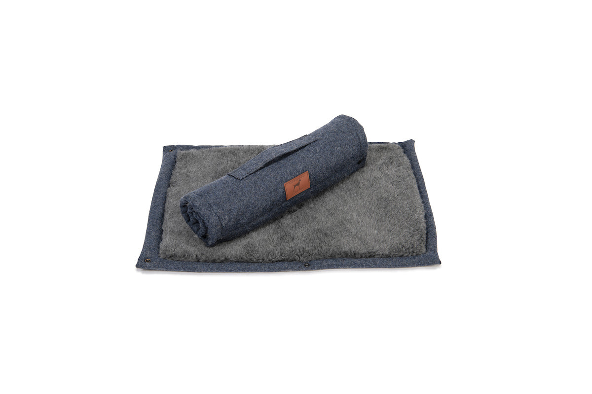 Cobalt Blue Dog Roll Mat