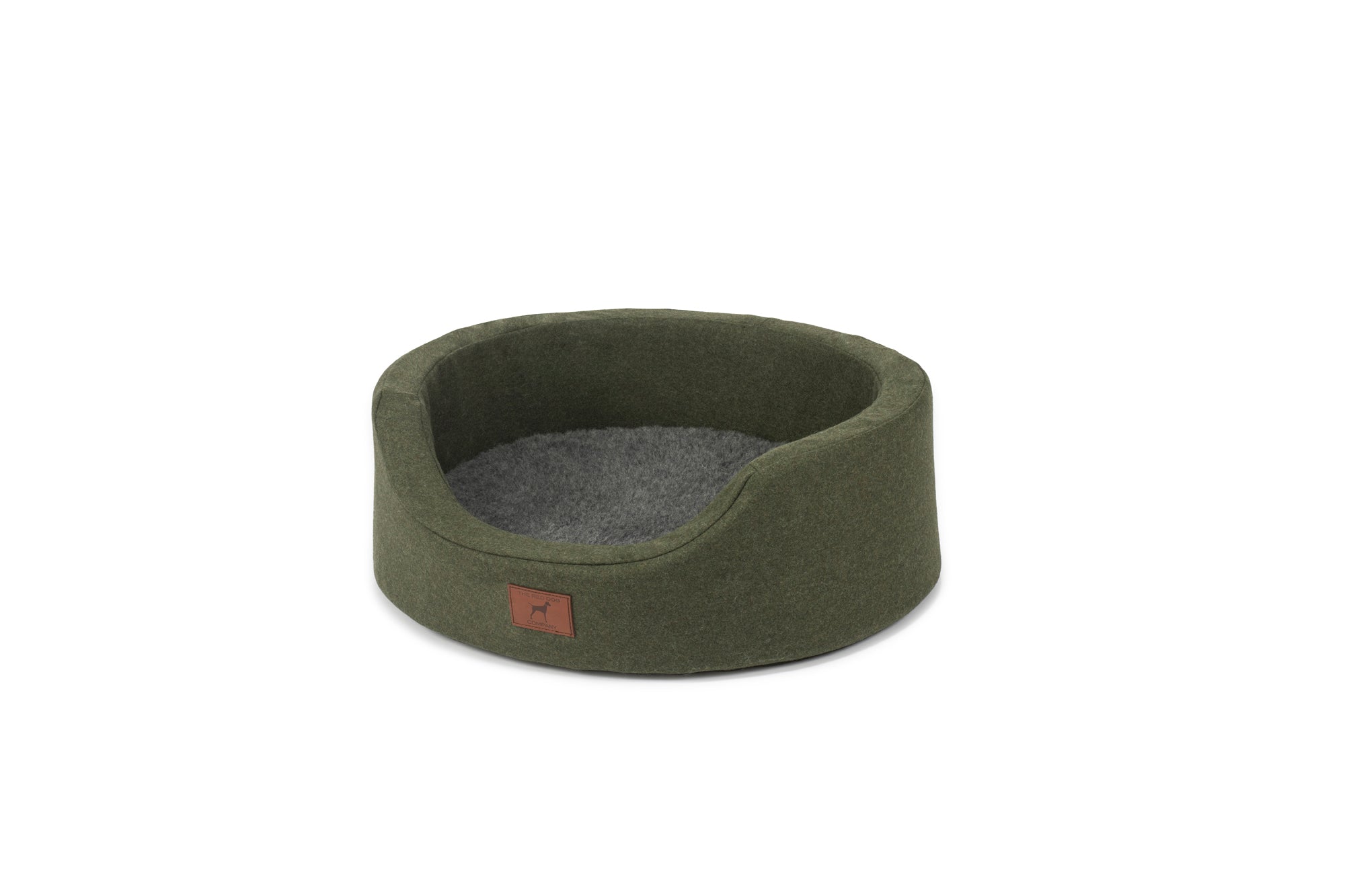 Willow Green Oval Dog Bed