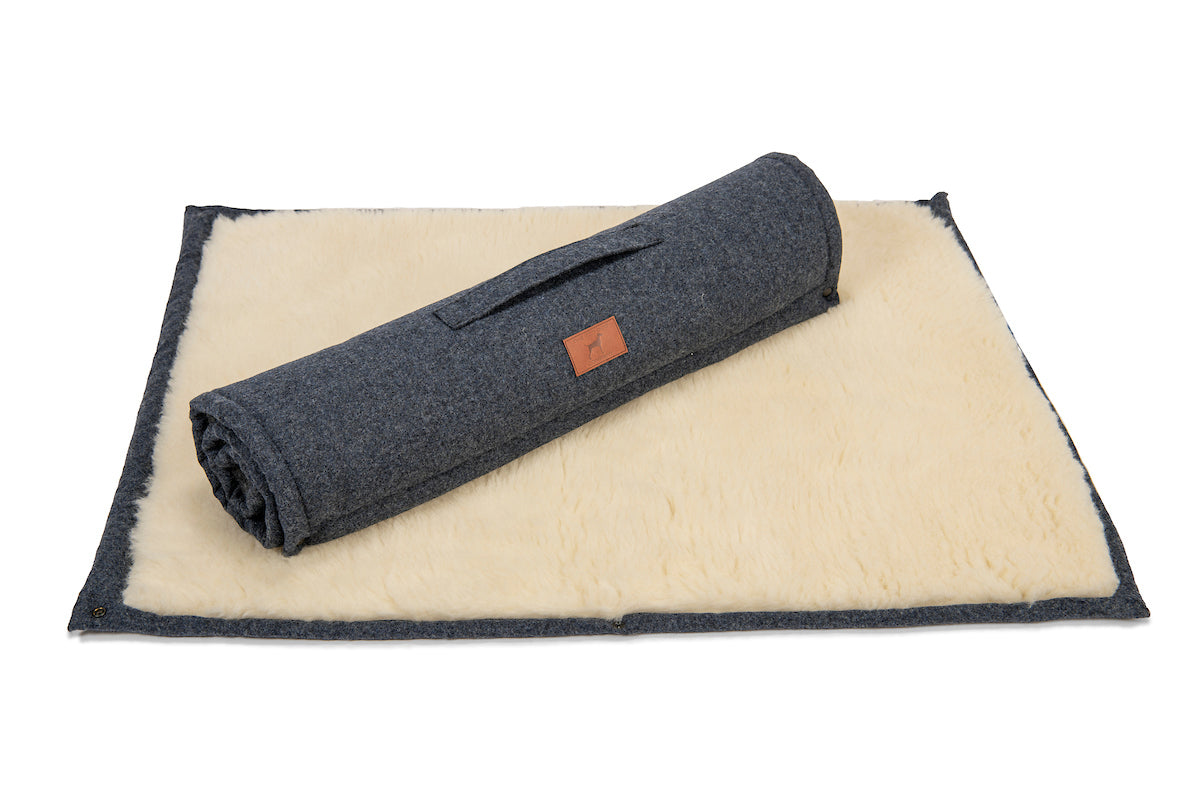 Cobalt Blue Dog Roll Mat