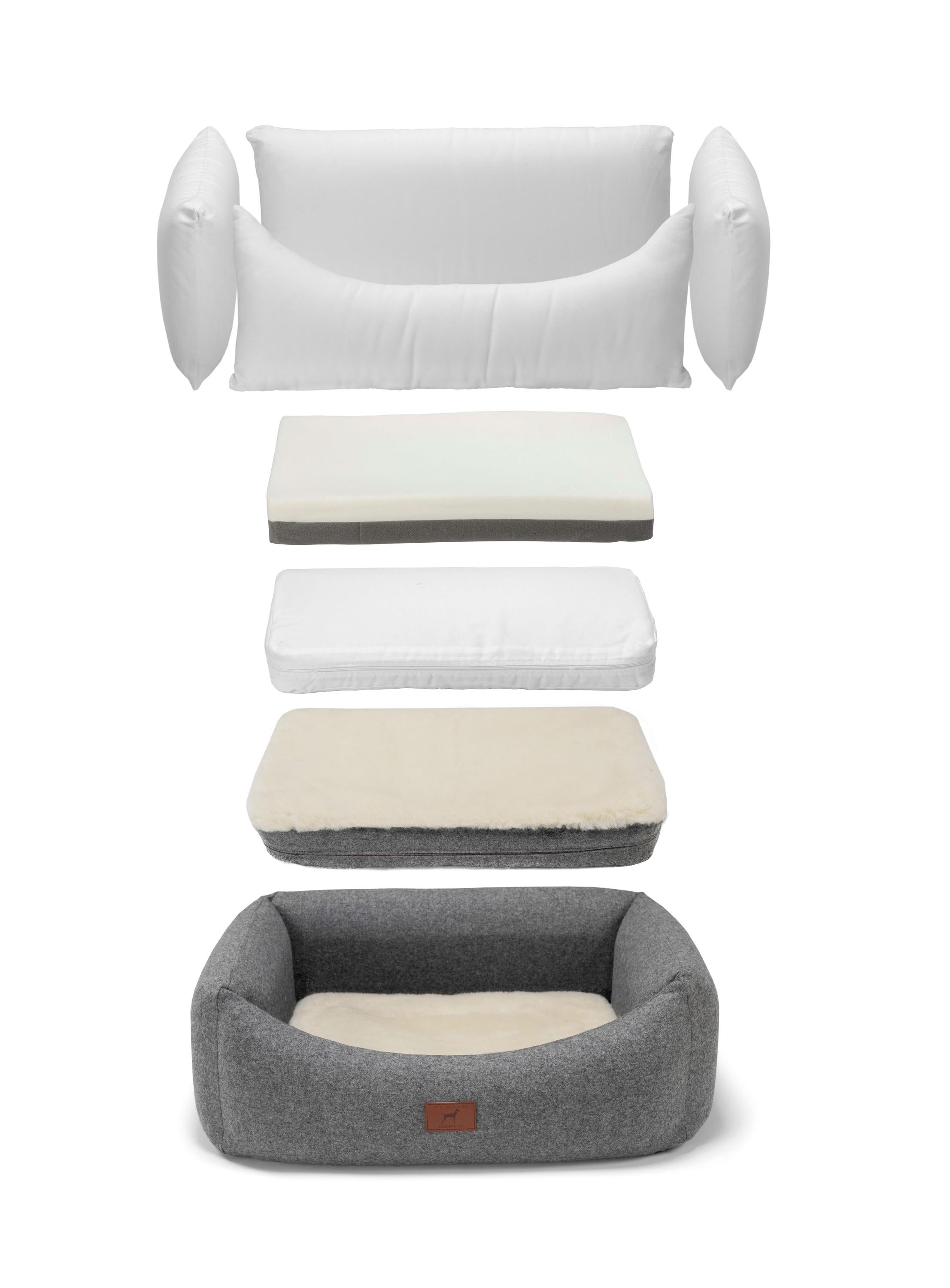 Slate Grey Classic Dog Bed