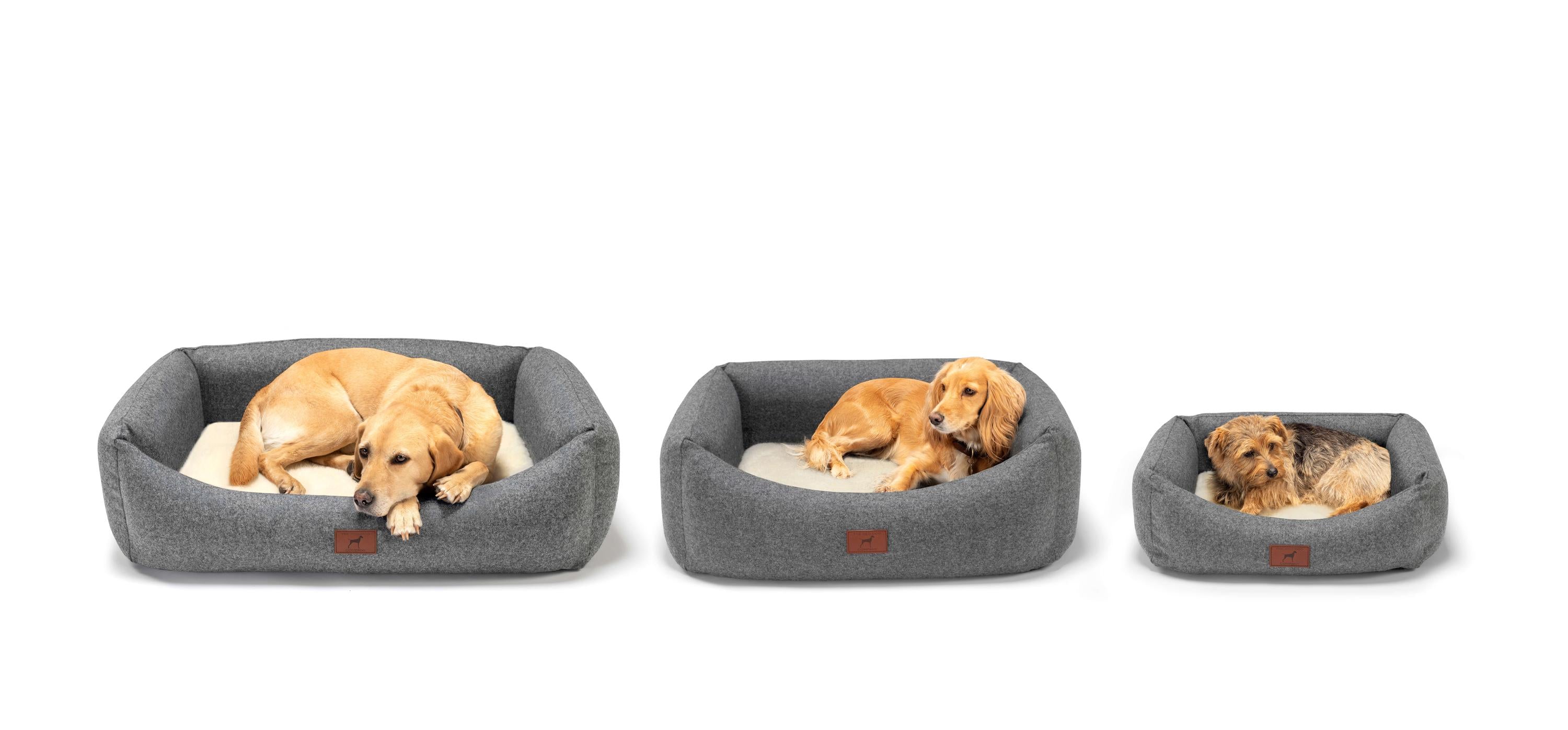 Slate Grey Classic Dog Bed