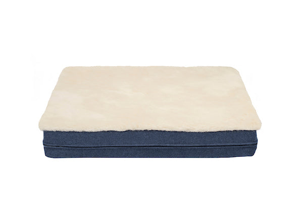 Cobalt Blue Classic Dog Bed Mattress Cover