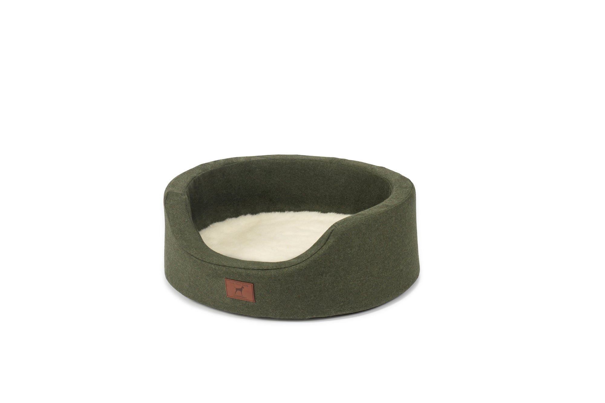 Willow Green Oval Dog Bed