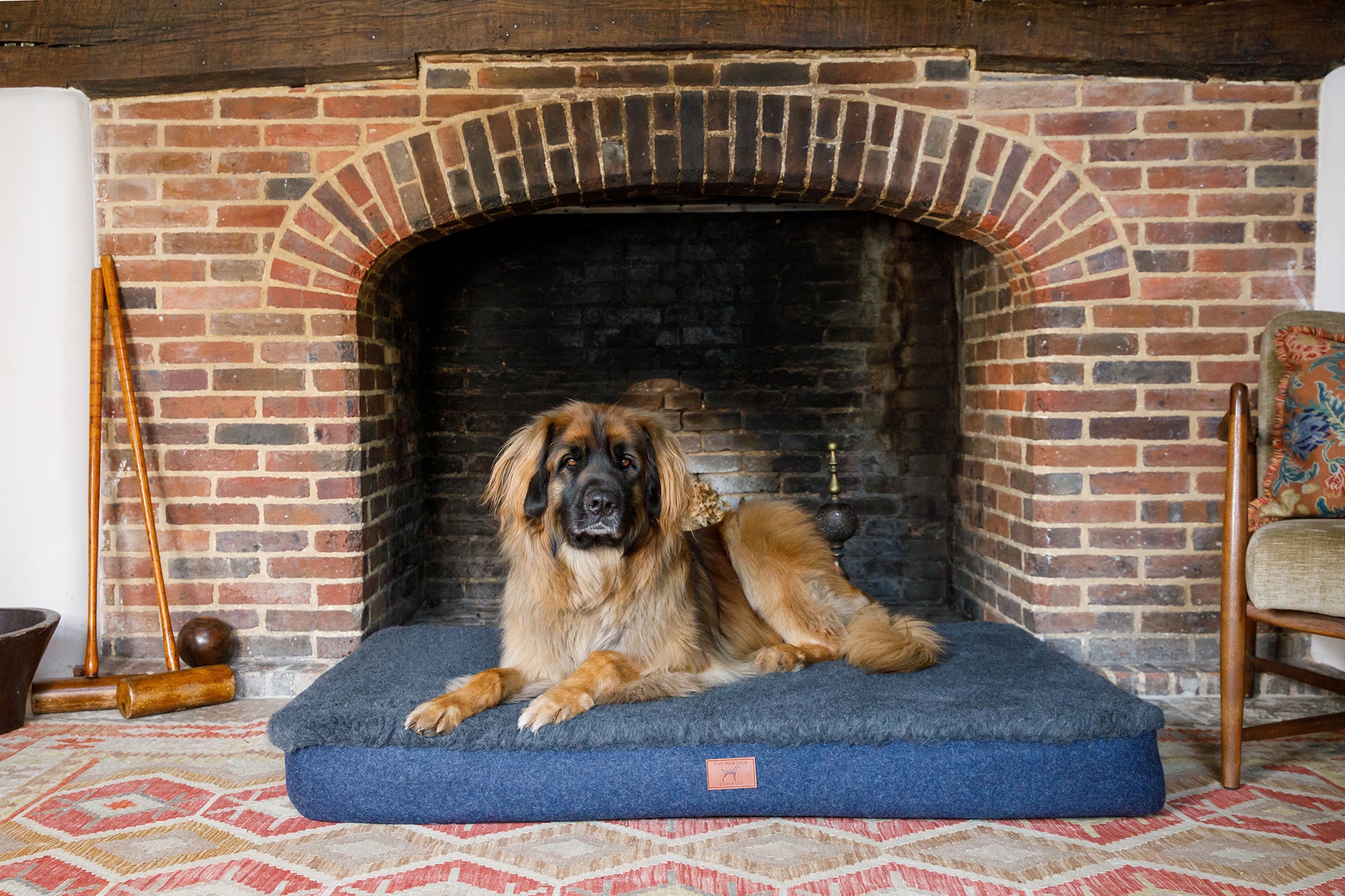 Tweed Giant Dog Mat