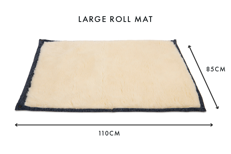 Cobalt Blue Dog Roll Mat