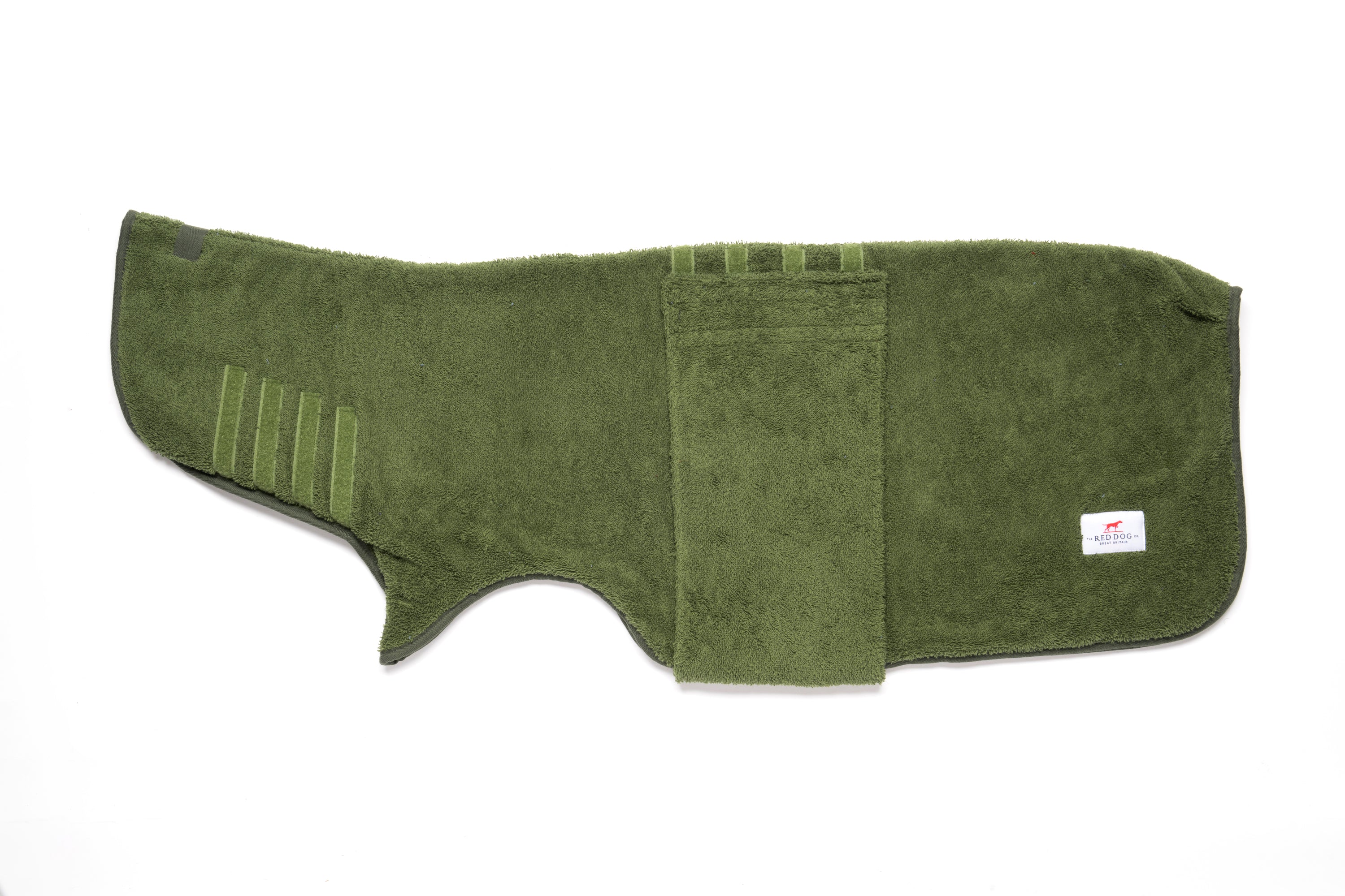 Dog Drying Coat - Olive Green