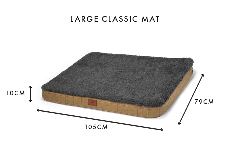 Tweed Dog Mat