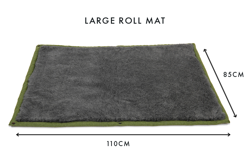 Apple Green Dog Roll Mat