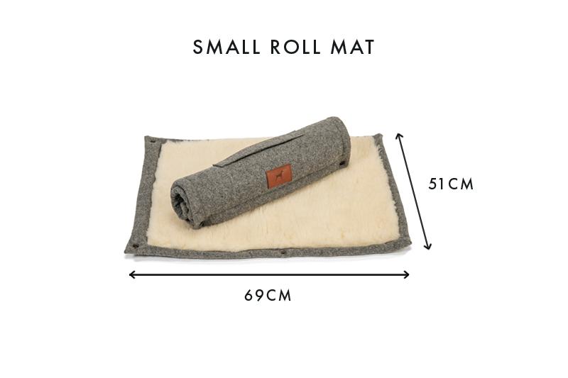 Slate Grey Dog Roll Mat
