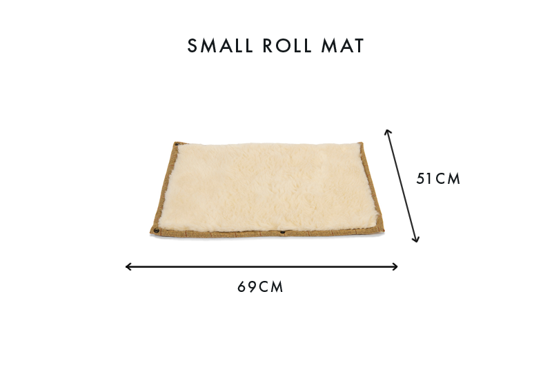 Tweed Dog Roll Mat