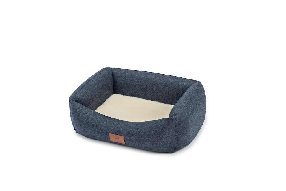 Cobalt Blue Classic Dog Bed Outer Bed Cover