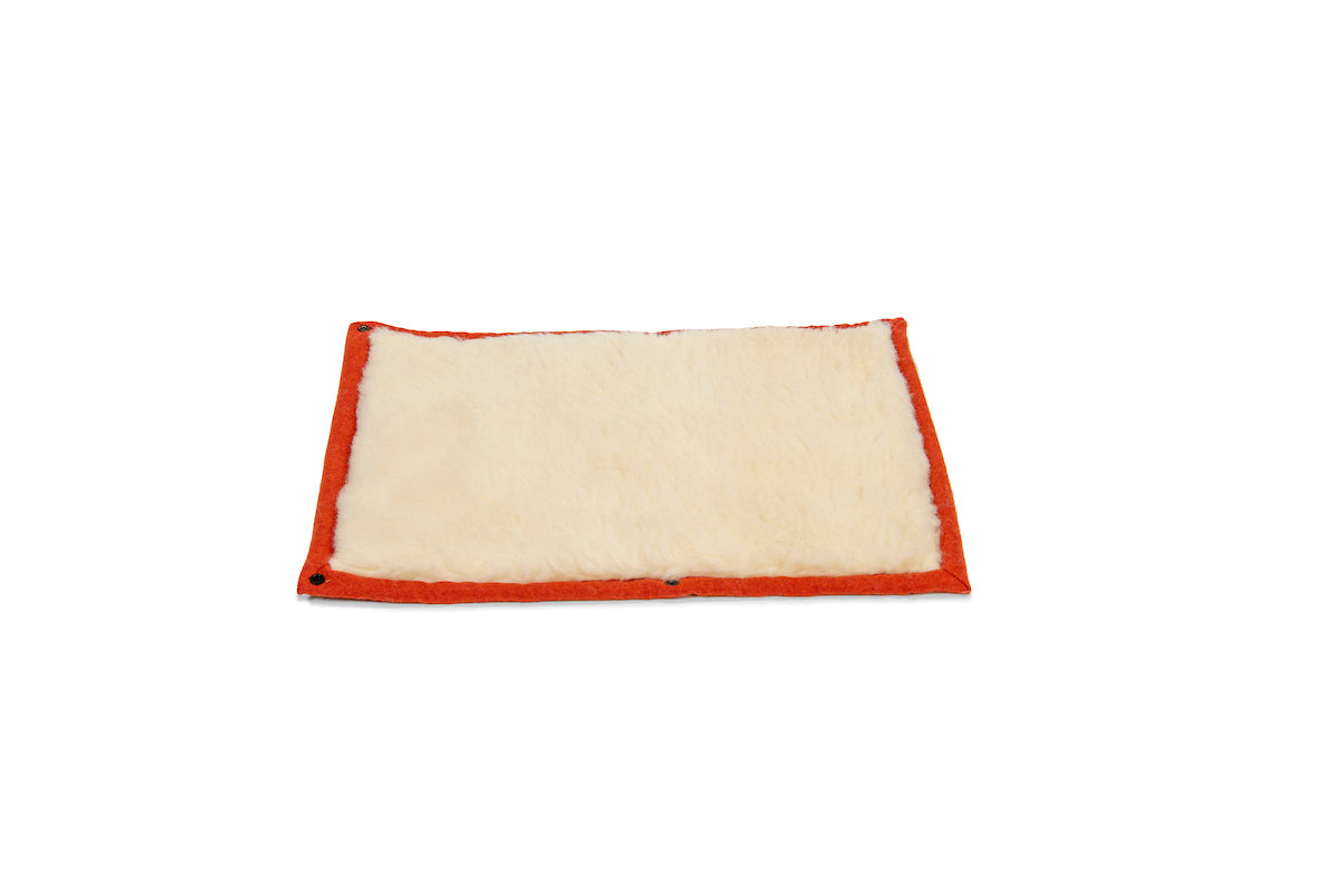 Fire Orange Dog Roll Mat