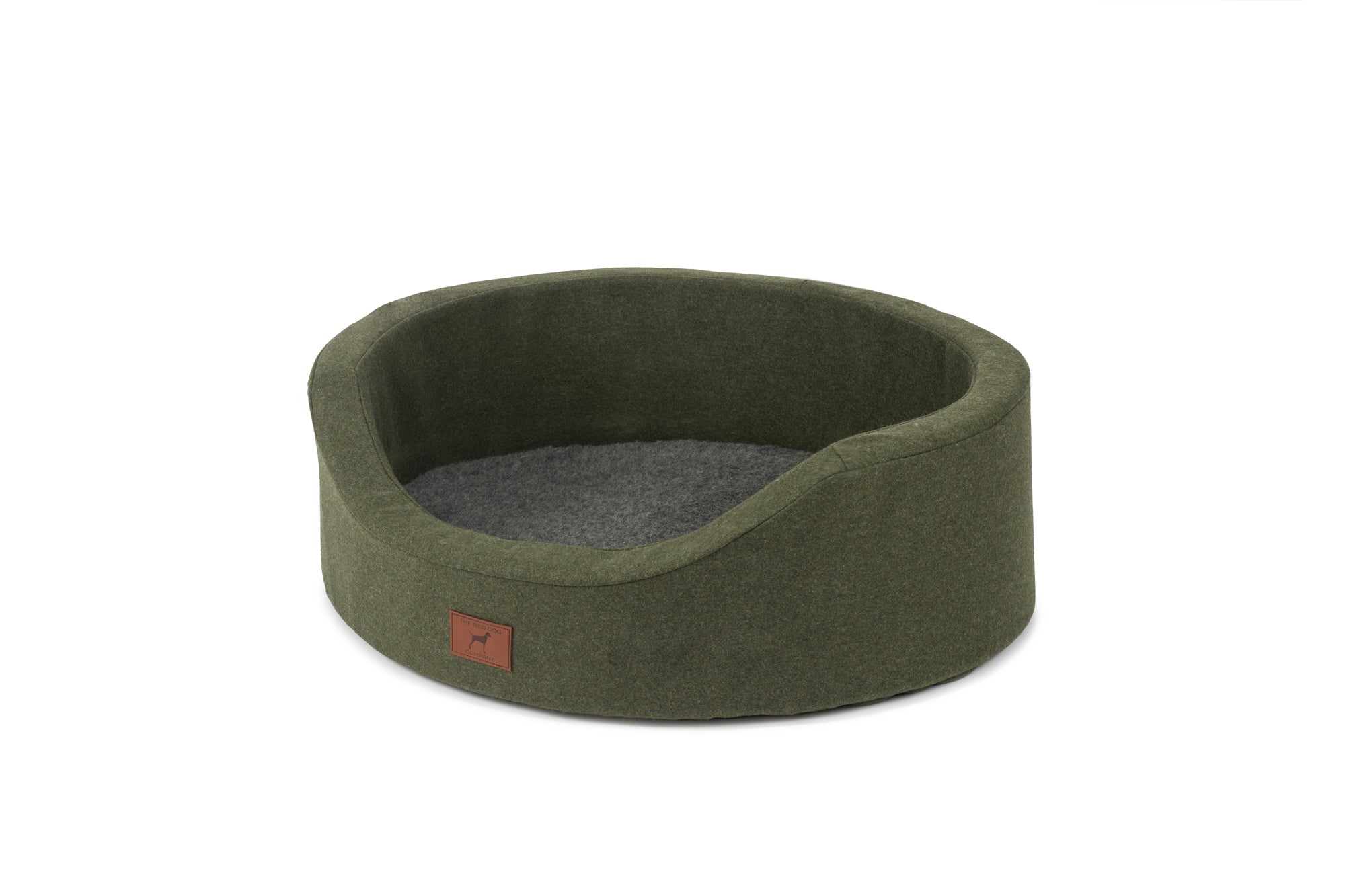 Willow Green Oval Dog Bed